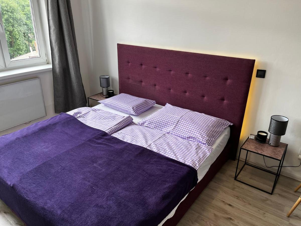 Large 3 Bedroom Apartment With City Skyline View كارلوفي فاري المظهر الخارجي الصورة