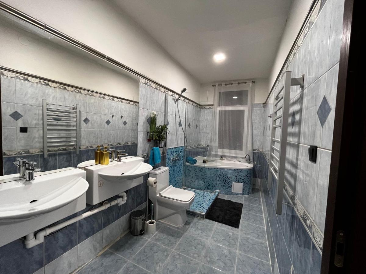 Large 3 Bedroom Apartment With City Skyline View كارلوفي فاري المظهر الخارجي الصورة